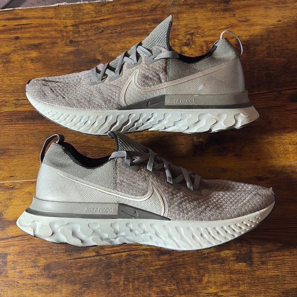 Nike React Infinity Iron Gray Mens Athletic Sneakers | 13M